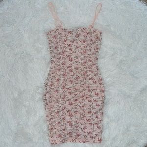 Bodycon Ruched Mini Dress